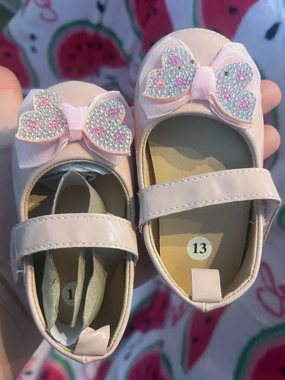 Kids Pink Heart-Accent Mary Jane Shoes